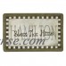 Personalized Bless This Home Doormat 17 x 27, Available in 5 Colors   